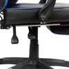 Gamingstuhl Grau/Schwarz Chefsessel Drehstuhl Bürositz Schreibtisch Fußstütze Bild 4