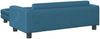 vidaXL Kindersofa mit Hocker Blau 100x50x30 cm Samt 3196407 Bild 5