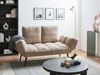 Schlafsofa 2-Sitzer BREKKE Bouclé Beige Bild 3
