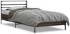 vidaXL Bettgestell Braun Eichen-Optik 90x200 cm Holzwerkstoff Metall 845586 Bild 2