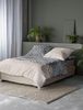 Irisette Feinbiber Bettwäsche Koala 135x200 Rauten Karo grau beige 8529-11 Bild 4