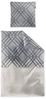 Irisette Feinbiber Bettwäsche Koala 135x200 Rauten Karo grau beige 8529-11 Bild 3
