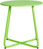 Beistelltisch Gartentisch Rund Metall Balkontisch Grün Outdoor Tisch Metalltisch Bistrotisch Kaffeetisch Bild 4