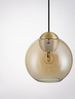Nova Luce 9009239 MIDORI Pendelleuchte 1-flammig Gold Amber E27 Bild 5