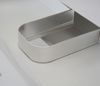 Premium Waschbecken + Unterschrank HWC-D16, Waschbecken Waschtisch, hochglanz 90cm ~ grau Bild 5