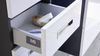 Hochschrank 'Melissa', grau weiß Hochglanz Bild 4