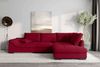 99rooms Terra Ecksofa Velours KRONOS Rot Rechts ohne Schlaffunktion Bild 2