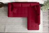 99rooms Terra Ecksofa Velours KRONOS Rot Rechts ohne Schlaffunktion Bild 4