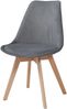 Esszimmerstuhl Fläten 4er Set Cord Grau [en. casa] Bild 3