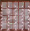 LED Lichtervorhang Schneeflocken 75x85cm Weihnachtesdeko 40 Lichter Fensterdeko Bild 2