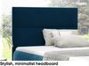 MEBLINI Kinderbett mit Bettkasten MINO 1 80x200 Rechts – H3/Blau Samt Gepolstert Einzelbett mit Matratze - Polsterbett mit Stauraum - Bett mit Kopfteil – Stauraumbett Bild 3