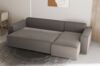 Ecksofa Schlafsofa Sofa MARIS Stoff Poso Senf Ottomane Rechts Bild 3