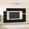 vidaXL TV-Schrankset 9 pcs Schwarz Eichen-Optik Holzwerkstoff 3393490 Bild 4