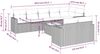 vidaXL 9-tlg. Garten-Sofagarnitur mit Kissen Grau Poly Rattan 3251567 Bild 3