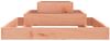 vidaXL Pflanzkübel 80x80x27 cm Massivholz Douglasie 823869 Bild 4
