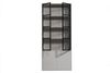 Vitrine Basic aus Kiefernholz, modern, 4 Türen mit Glas, hellgrau, push-to-open, soft-close Bild 3