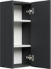 Badmöbelset Taifun 60cm 4tlg mit Spiegelschrank & 2x Badschrank grafit : Grafit Bild 5