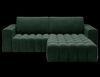 Eltap 'Bonett' Ecksofa mit Schlaffunktion, 92 x 175 x 250 cm, Dunkelgrün, Rechts Bild 2