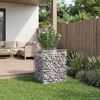 vidaXL Gabionen-Hochbeet Silber 42033290 Bild 4