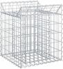 vidaXL Gabionen-Hochbeet Silber 42033290 Bild 2