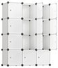 Songmics Stufenregal Schuhregal, Regalsystem, Kleiderschrank, Steckregal Bild 5