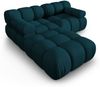 Micadoni Modulares Sofa Bellis 3-Sitzer mit flachem Modul 3D-Stoff Sonic Marineblau Bild 3