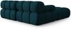 Micadoni Modulares Sofa Bellis 3-Sitzer mit flachem Modul 3D-Stoff Sonic Marineblau Bild 5