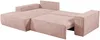 Vente-unique - AMELIA Sofa SamtStoff Puderrosa - B 167 cm x H 85 cm x L 267 cm Bild 5