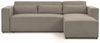 Ecksofa Schlafsofa WALDO Stoff Brooklyn Dunkelgrau Ottomane Rechts Bild 2