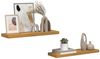 vidaXL Wandregal 2 pcs Beige 80 x 23,5 x 4 cm Holzwerkstoff 42019993 Bild 3