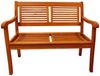 Gartenbank Akazie 110 cm 2-Sitzer Sitzbank CORUNA 55244382 Bild 2