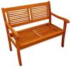 Gartenbank Akazie 110 cm 2-Sitzer Sitzbank CORUNA 55244382 Bild 4