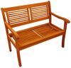 Gartenbank Akazie 110 cm 2-Sitzer Sitzbank CORUNA 55244382 Bild 5