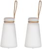 2er SET Outdoor Tischlampen 20cm ohne Kabel - dimmbar & RGB Farbwechsler Bild 2