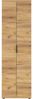 Germania Garderobenschrank 2796-243 GW-Fremont, in Navarra-Eiche-Nachbildung, mit ausziehbarer Kleiderstange, 59x199x34 cm (BxHxT) Bild 2
