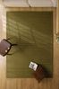 Wecon home Teppich Castello ONE, rechteckig, Höhe: 7 mm, Schurwolle, Kurzflor mit Hoch-Tief-Effekt, Wohnzimmer, Streifenmuster Bild 5