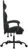 vidaXL Gaming-Stuhl mit Fußstütze Drehbar Schwarz Kunstleder [349539] Bild 4