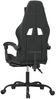 vidaXL Gaming-Stuhl mit Fußstütze Drehbar Schwarz Kunstleder [349539] Bild 5