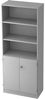 Regal 6770 5 OH, 2 OH Türen, SO-Bl. SG Grau / Grau Bild 2