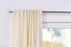 Deco-Raum® Vorhang mit Struktur | Größe: 140cm x 245cm | Material: Polyester | Farbe: Sand Bild 3