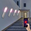 2er Smart RGB LED Wandlampe, opal, Bewegungsmelder, H 40 cm Bild 3