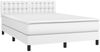 vidaXL Boxspringbett mit Matratze & LED Weiß 140x200 cm Kunstleder 3134226 Bild 3