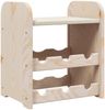 vidaXL Weinregal mit Oberplatte 33x25x37 cm Massivholz Kiefer 4007554 Bild 2