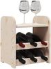 vidaXL Weinregal mit Oberplatte 33x25x37 cm Massivholz Kiefer 4007554 Bild 4