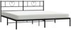 vidaXL Bettgestell mit Kopfteil Metall Schwarz 193x203 cm 355469 Bild 3