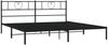 vidaXL Bettgestell mit Kopfteil Metall Schwarz 193x203 cm 355469 Bild 4