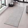 Kurzflor Teppich Pure Uni Grau - 80x300x1,3cm Bild 4