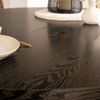 HOME DELUXE Essgruppe Rund Ausziehbar AVENTURA inkl. Sternfuß - 120-160 x 120 cm Dark Oak 4 Stühle Bild 4