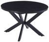 HOME DELUXE Essgruppe Rund Ausziehbar AVENTURA inkl. Sternfuß - 120-160 x 120 cm Dark Oak 4 Stühle Bild 5
