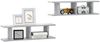 vidaXL Wandregale 2 Stk. Betongrau 75x18x20 cm Holzwerkstoff 807191 Bild 3